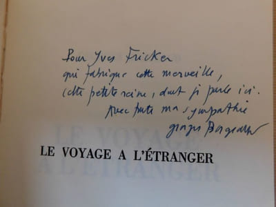  LE VOYAGE À LÉTRANGER.