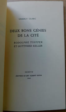  SAINTE-BEUVE, POËTE SUISSE. . [SAINTE-BEUVE]. JEAN-AUBRY G.