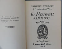 LE ROSEAU SONORE.