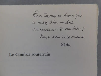  LE COMBAT SOUTERRAIN. 