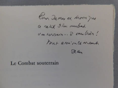 LE COMBAT SOUTERRAIN. . VUILLEUMIER Jean.