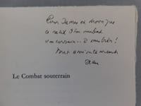 LE COMBAT SOUTERRAIN.