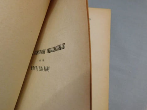 ESSAI SUR LHISTOIRE INTELLECTUELLE DE LA RESTAURATION. «Du Romantisme à Genève».. BOUVIER J.-B.