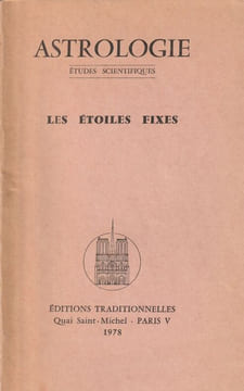 Les étoiles fixes . ASTROLOGIE études scientifiques. Boudineau André