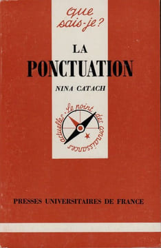 La Ponctuation . Catach Nina