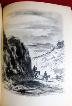Don Quichotte de la Manche. Traduit par Francis de Miomandre. Illustré par Berthold Mahn. . Cervantes [ Miguel de ]