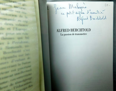 Alfred Berchtold La passion de transmettre Entretiens avec Jean-Louis Kuffer.. BERCHTOLD Alfred. Kuffer Jean-Louis.
