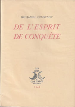De l'esprit de conquête . Constant Benjamin