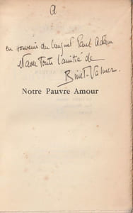 Notre pauvre amour 