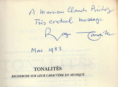 Tonalités Recherches sur leur caractère en musique. 