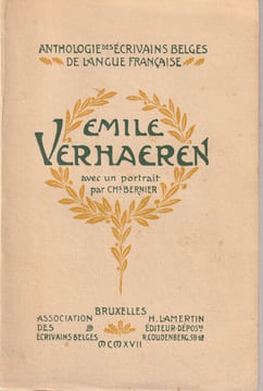 Emile Verharen Avec un portrait par Ch. Bernier . . Verharen (Emile )