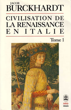 La civilisation de la renaissance en Italie - tome 1. Burckhardt, Jakob
