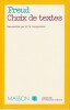 Choix de Textes . Laveyssi&egrave;re Th. [Freud]