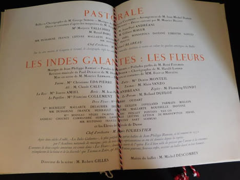 PROGRAMME de la SOIRÉE OFFERTE AU Théatre LOUIS XV par le Général de Gaulle en l'Honneur de Leurs ALTESSES ROYALES Madame LA GRANDE DUCHESSE & ...