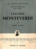 Claudio Monteverdi . Le Roux Maurice 