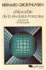 Philosophie de la r&eacute;volution fran&ccedil;aise pr&eacute;c&eacute;d&eacute; de Montesquieu .. Groethuysen Bernard 