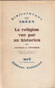 La religion vue par un historien.