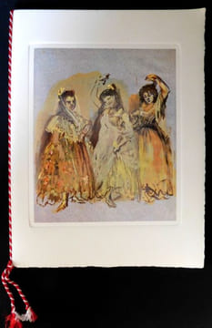 Programme de la Soirée donnée au théâtre National de l'Opéra par Le Général De Gaulle Président de La République en l'honneur de Leurs Majestés Le Roi ...