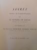 Programme de la Soirée donnée au théâtre National de l'Opéra par Le Général De Gaulle Président de La République en l'honneur de Son excellence ...