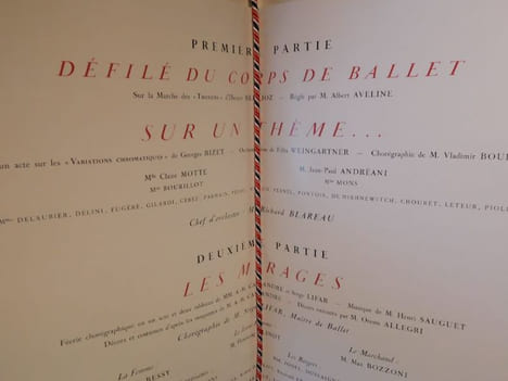 Programme de la Soirée donnée au théâtre National de l'Opéra par Le Général De Gaulle Président de La République en l'honneur de Sa Majesté Olav V ...