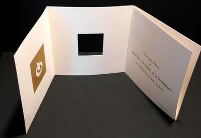 Programme de l'Inauguration par Monsieur le Président de La République de La Maison de La RTF de Paris 14 décembre 1963.