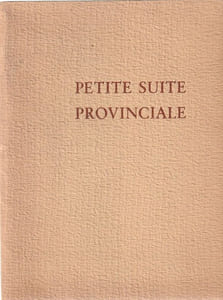 Petite suite Provinciale.