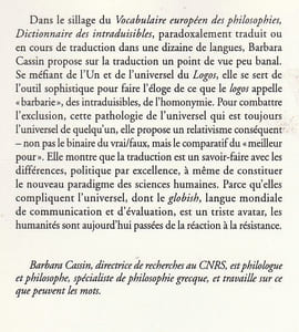 Eloge de la Traduction Compliquer l'universel. 