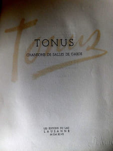 Tonus Chansons de salle de garde. 