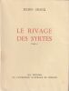 Le rivage des Syrthes Tome II . Gracq Julien 
