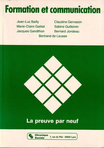 Formation et communication. 