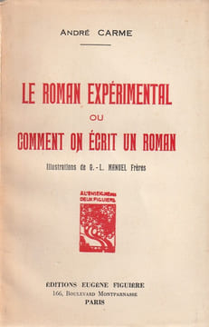 Le roman expérimental ou comment on écrit un roman.. Carme André.