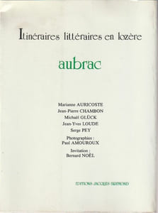 Itinéraires littéraires en Lozère - Aubrac.