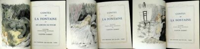  Contes de La Fontaine. Illustrés deaux-fortes originales de Gaston Barret. . La Fontaine (Jean De)