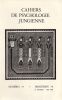 Cahiers de Psychologie Jungienne (N&deg;17). . Wheelright Joseph. B. - Caso Allen -Aurigemma Luiggi - Coblence Colette - Teillard Ania - Hillman James - 