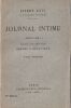 Journal Intime - 1878- 1881 - TOME PREMIER. . Loti Pierre - Loti-Viaud Pierre