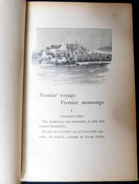 Premier Voyage premier Mensonge. Souvenirs de mon enfance. . Daudet (Alphonse) - Bigot-Vallentin.