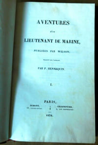 Cringle's Log. Aventures d'un lieutenant de marine, publiées par Wilson. Traduit de l'anglais par P. Hennequin.