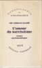 L'amour du narcissisme. Textes Psychanalytiques.. Andr&eacute;as-Salom&eacute; Lou