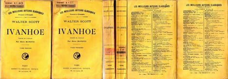 Inanhoe. Traduit de l'anglais par Henri Mansvic.. Scott Walter