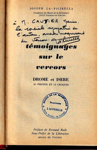 Témoignages sur le Vercors. 