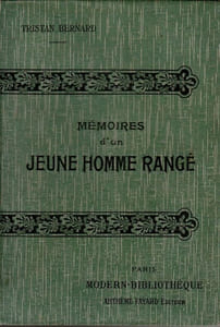 Mémoires d'un jeune homme rangé.