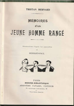 Mémoires d'un jeune homme rangé.. Bernard (Tristan)