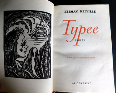 Typee. Frontispice par Ben Genaux. Traduction de Pierre Verdier. 