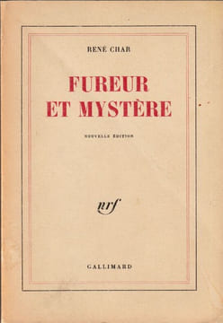 Fureur et mystère. Nouvelle édition. . Char (René)