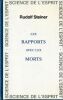 Les rapports avec les morts.. Steiner (Rudolf)