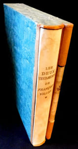 Les deux testaments de François Villon. 