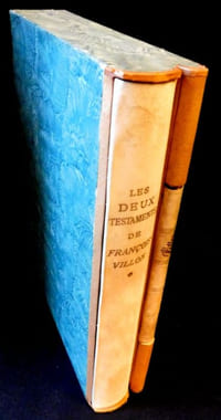 Les deux testaments de François Villon. 