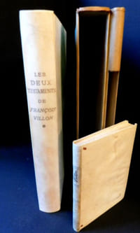 Les deux testaments de François Villon. 