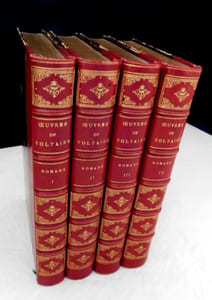 Oeuvres Choisies De Voltaire Publiées Avec Préface Notes et Variantes Par Georges Bengesco, Auteur De La Bibliographie Des Oeuvres De Voltaire. ROMANS -  Tome I, II, III, IV.
