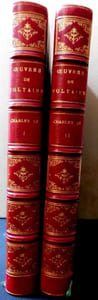  Oeuvres choisies de Voltaire publiées avec Préface, Notes et Variantes Par Georges Bengesco. Histoire de Charles VII. Tome 1 - Tome 2 , suivi des anecdotes sur Pierre Le Grand et d'extraits de l'Histoire de Russie. 